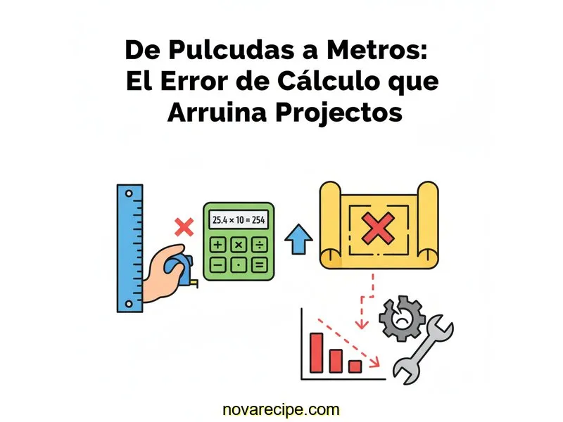 De Pulgadas a Metros: El Error de Cálculo que Arruina Proyectos