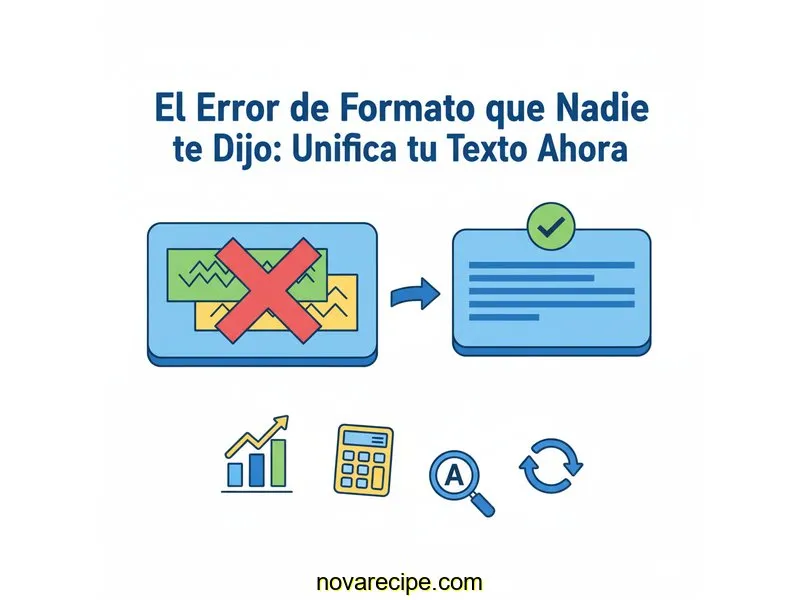 El Error de Formato que Nadie te Dijo: Unifica tu Texto Ahora