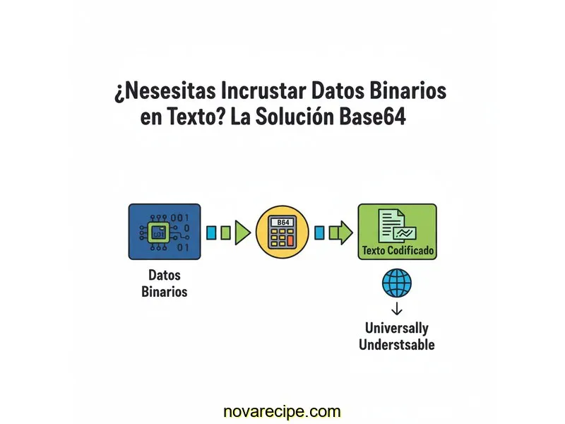 ¿Necesitas Incrustar Datos Binarios en Texto? La Solución Base64