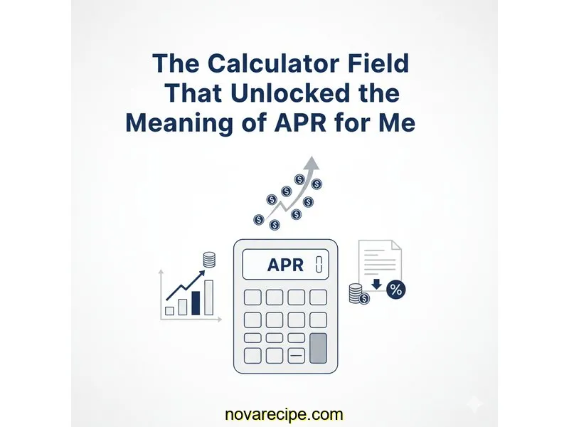 The Calculator Field That Unlocked the Meaning of APR for Me