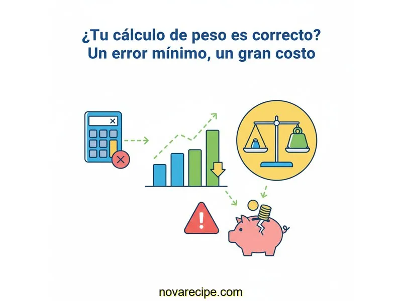 ¿Tu cálculo de peso es correcto? Un error mínimo, un gran costo