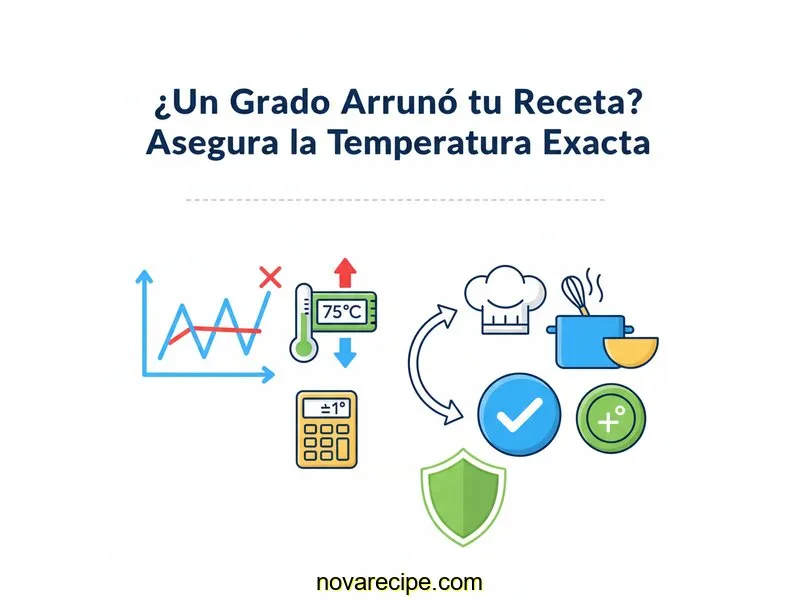 ¿Un Grado Arruinó tu Receta? Asegura la Temperatura Exacta